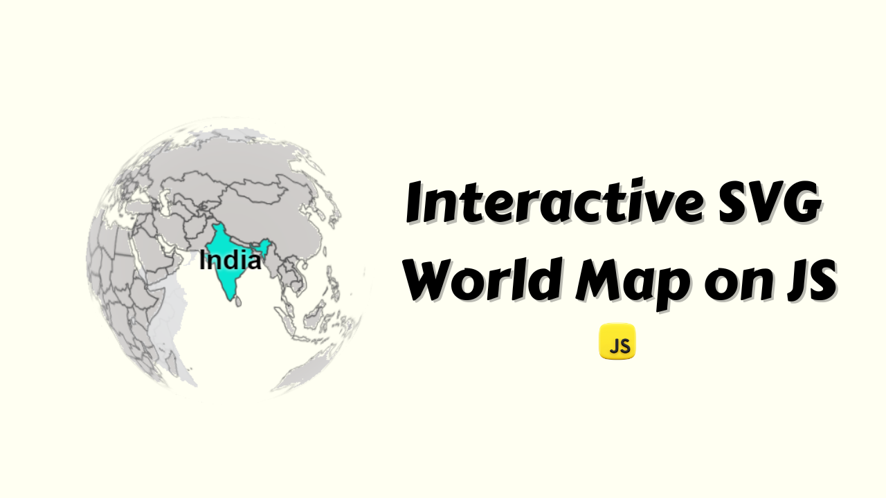 SVG World Map on JS